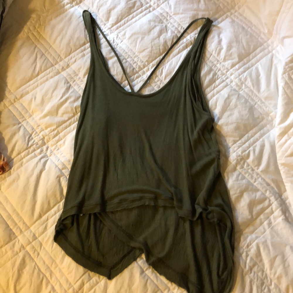 Free People Olive Tank